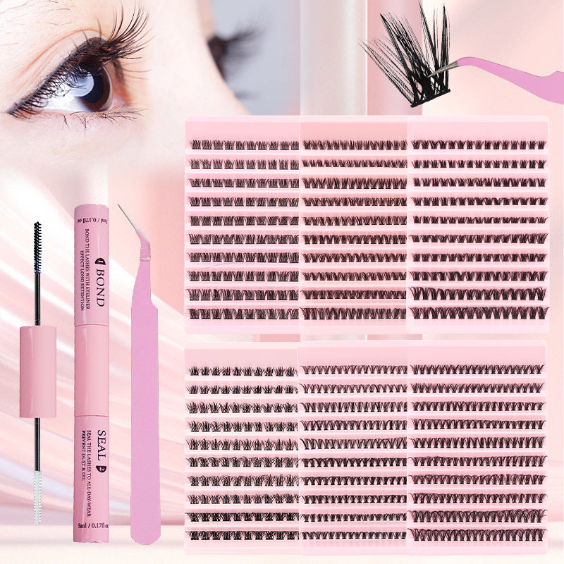 Thick Curl Individual Lash Clusters – Long Length (Lash Bond and Seal)