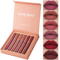 Matte Lipstick Liquid Makeup Set Long-Lasting Wear Non-Stick Cup, Waterproof Lip Gloss