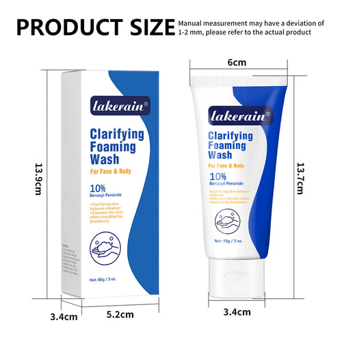 Acne Foam Facial Cleanser Skin Type Universal