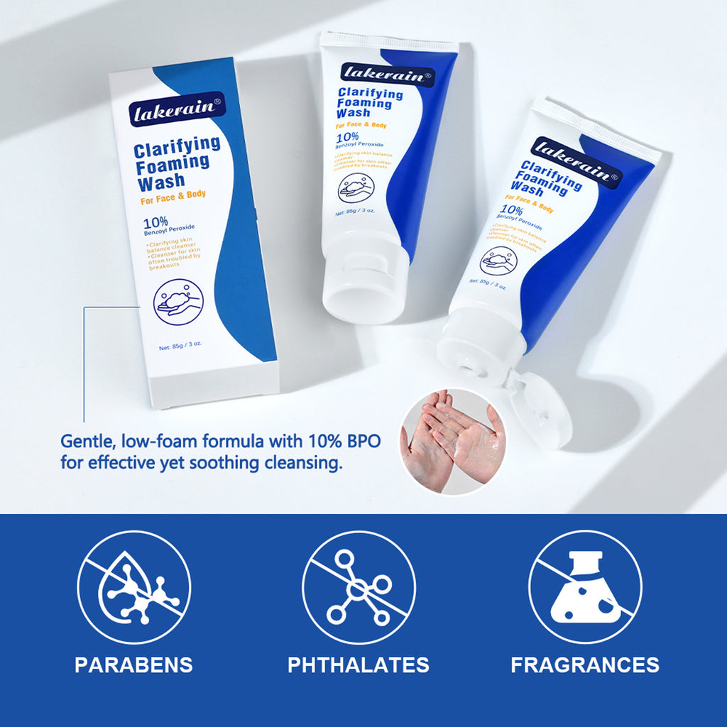 Acne Foam Facial Cleanser Skin Type Universal