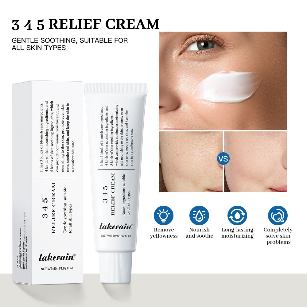 345 Facial Moisturizing Relief Cream Nourishing Moisturizing